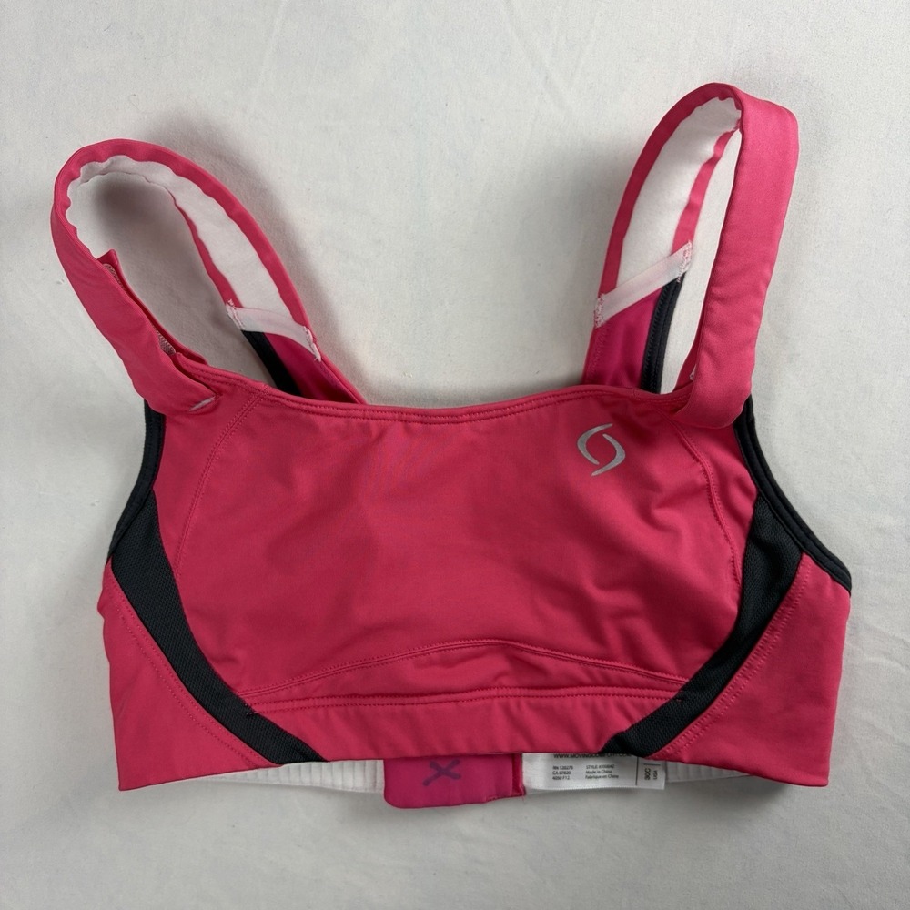 Moving‎ Comfort: Jubralee Maximum Control Wire-Free Sports Bra Pink Fiona Sz 30C